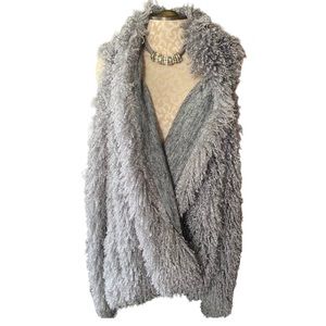 Anthropologie //Faux Fur Vest